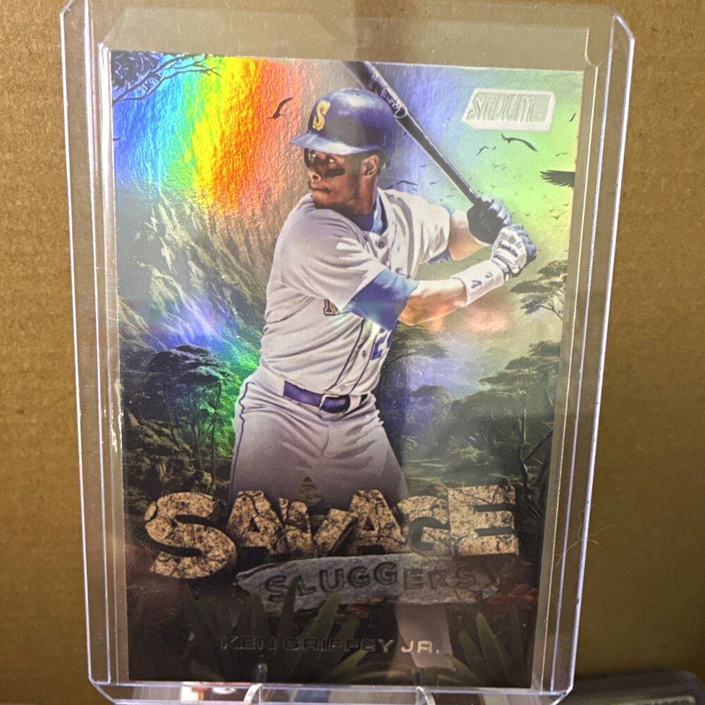 2025 Topps Stadium Club Savage Sluggers Ken Griffey Jr Base #SS-24 Mariners